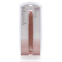 Real Rock Double Gode Straight Slim 35.5 x 3.8cm Marron